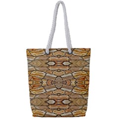 Ml-c5-3 Full Print Rope Handle Tote (small) by ArtworkByPatrick