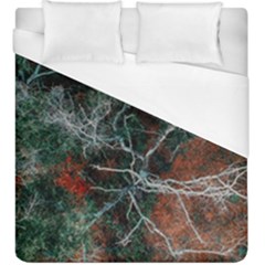 Aerial Photography Of Green Leafed Tree Duvet Cover (king Size) by Pakrebo