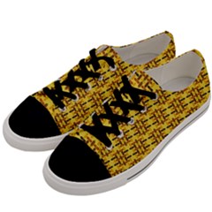 Ml-c5-4 Men s Low Top Canvas Sneakers by ArtworkByPatrick