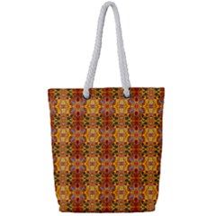 Ml-c5-7 Full Print Rope Handle Tote (small) by ArtworkByPatrick