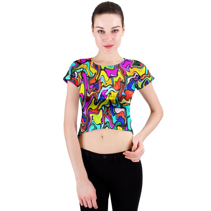 ML-C5-8 Crew Neck Crop Top