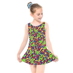 Ml-c5-9 Kids  Skater Dress Swimsuit by ArtworkByPatrick