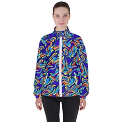 Ml-c6-1 Women s High Neck Windbreaker by ArtworkByPatrick