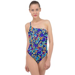 Ml-c6-1 Classic One Shoulder Swimsuit by ArtworkByPatrick