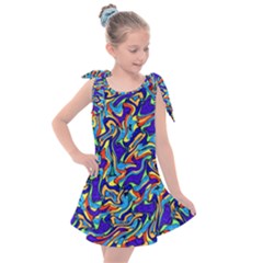 Ml-c6-1 Kids  Tie Up Tunic Dress by ArtworkByPatrick