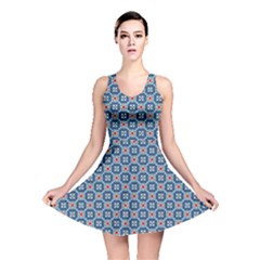 Geometric Tile Reversible Skater Dress