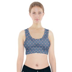 Geometric Tile Sports Bra With Pocket by Mariart