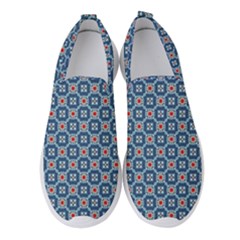 Geometric Tile Women s Slip On Sneakers