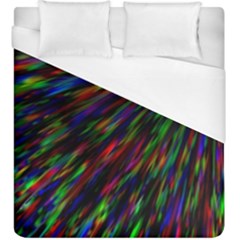 Explosion Fireworks Rainbow Duvet Cover (king Size) by Bajindul