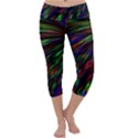 Explosion Fireworks Rainbow Capri Yoga Leggings View1