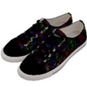 Explosion Fireworks Rainbow Men s Low Top Canvas Sneakers View2