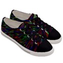 Explosion Fireworks Rainbow Men s Low Top Canvas Sneakers View3