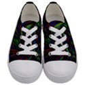 Explosion Fireworks Rainbow Kids  Low Top Canvas Sneakers View1