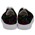 Explosion Fireworks Rainbow Kids  Low Top Canvas Sneakers View4