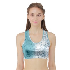 Spetters Stains Paint Sports Bra With Border by HermanTelo