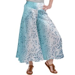 Spetters Stains Paint Satin Palazzo Pants by HermanTelo