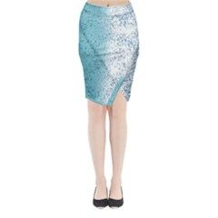 Spetters Stains Paint Midi Wrap Pencil Skirt