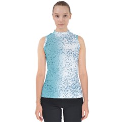 Spetters Stains Paint Mock Neck Shell Top