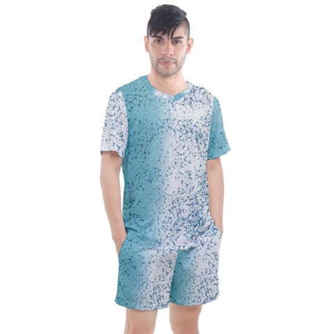 Spetters Stains Paint Men s Mesh Tee And Shorts Set by HermanTelo