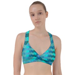 Texture Geometry Sweetheart Sports Bra by HermanTelo