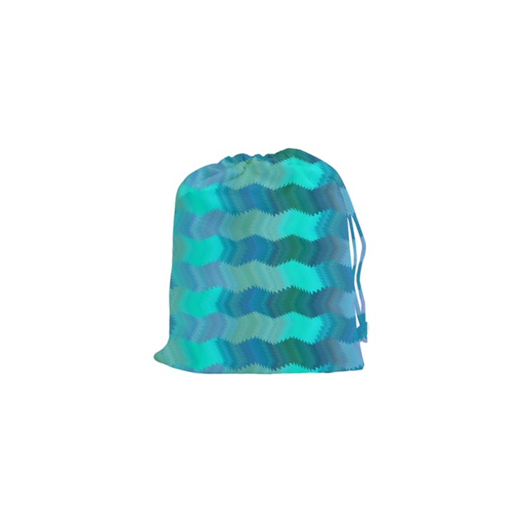 Texture Geometry Drawstring Pouch (XS)