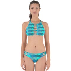 Texture Geometry Perfectly Cut Out Bikini Set by HermanTelo