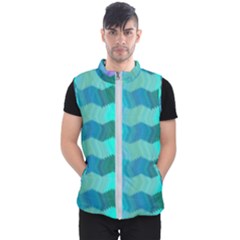 Texture Geometry Men s Puffer Vest