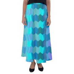 Texture Geometry Flared Maxi Skirt by HermanTelo