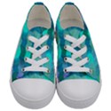 Texture Geometry Kids  Low Top Canvas Sneakers View1