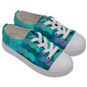 Texture Geometry Kids  Low Top Canvas Sneakers View3