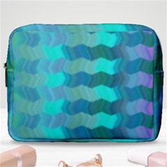 Texture Geometry Make Up Pouch (large)