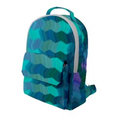 Texture Geometry Flap Pocket Backpack (large)