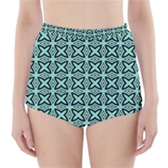 Texture Tissue Seamless High-waisted Bikini Bottoms