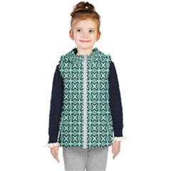 Texture Tissue Seamless Kids  Hooded Puffer Vest