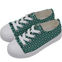 Texture Tissue Seamless Kids  Low Top Canvas Sneakers View2