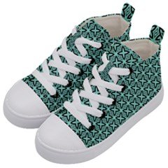 Texture Tissue Seamless Kids  Mid-top Canvas Sneakers by HermanTelo