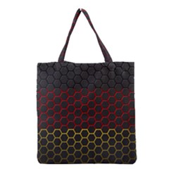 Germany Flag Hexagon Grocery Tote Bag by HermanTelo