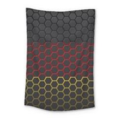 Germany Flag Hexagon Small Tapestry