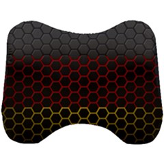 Germany Flag Hexagon Head Support Cushion by HermanTelo