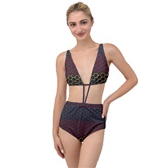 Germany Flag Hexagon Tied Up Two Piece Swimsuit