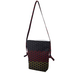 Germany Flag Hexagon Folding Shoulder Bag