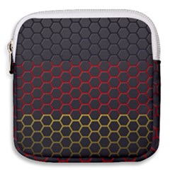 Germany Flag Hexagon Mini Square Pouch