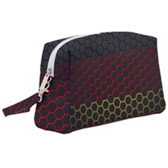 Germany Flag Hexagon Wristlet Pouch Bag (large)