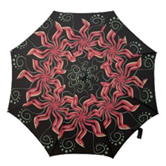 Flower Abstract Hook Handle Umbrellas (small)