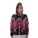 Flower Abstract Women s Hooded Windbreaker View1