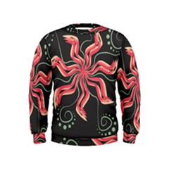 Flower Abstract Kids  Sweatshirt