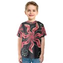 Flower Abstract Kids  Sport Mesh Tee View1