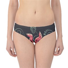 Flower Abstract Hipster Bikini Bottoms