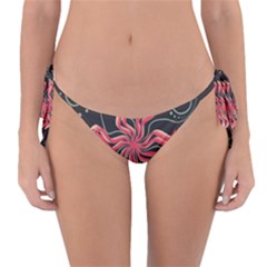 Flower Abstract Reversible Bikini Bottom