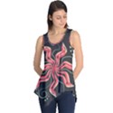 Flower Abstract Sleeveless Tunic View1